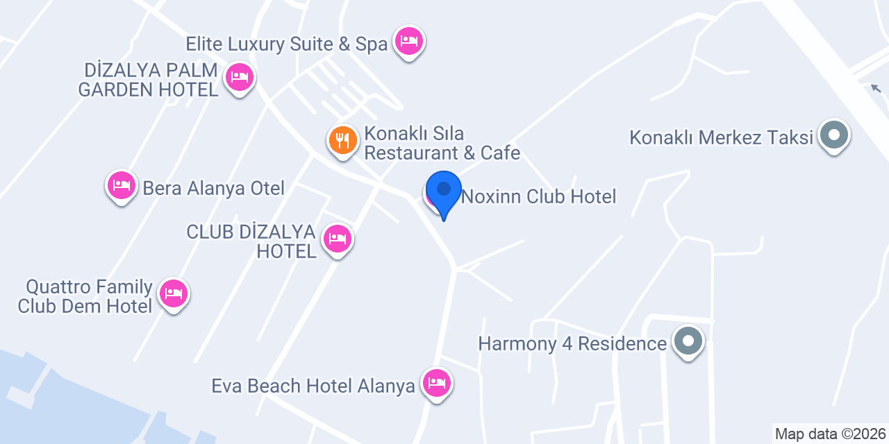 Misal Hotels Alanya konumu