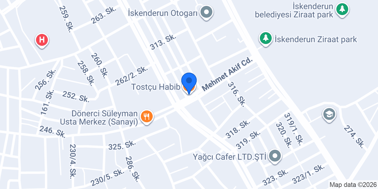 Tostçu Habib konumu