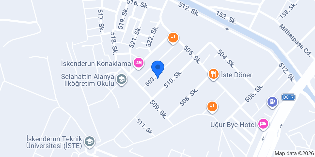 İskenderun Günlük Kiralık Ev konumu