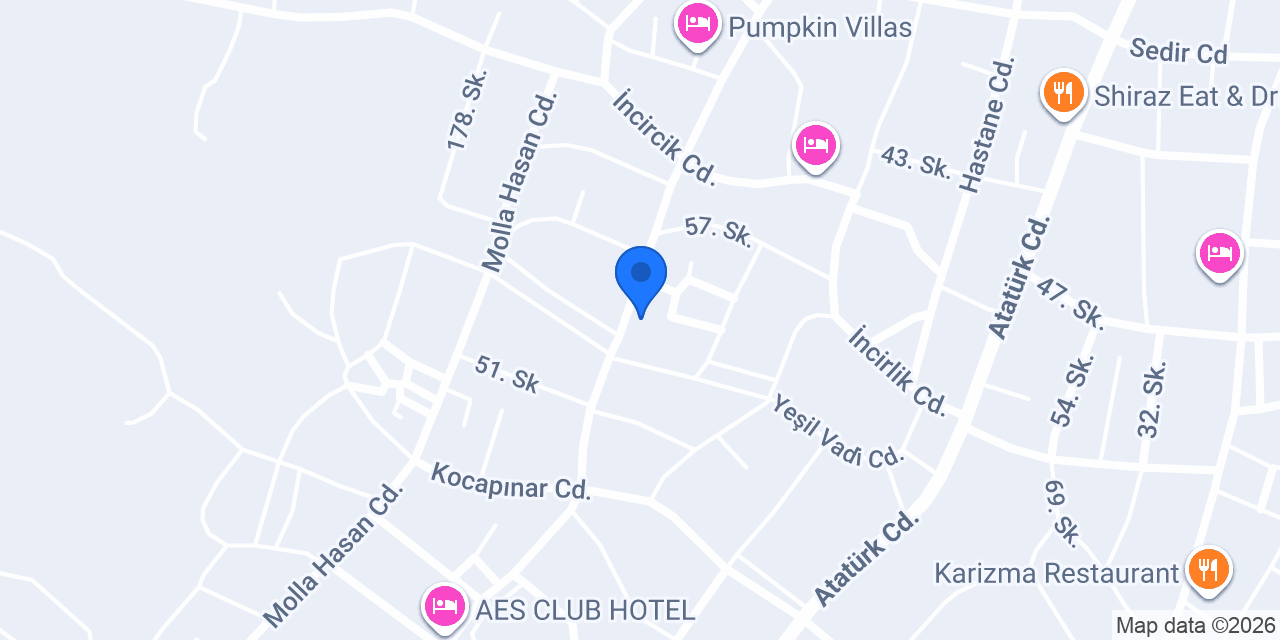 Balkaya Hotel konumu