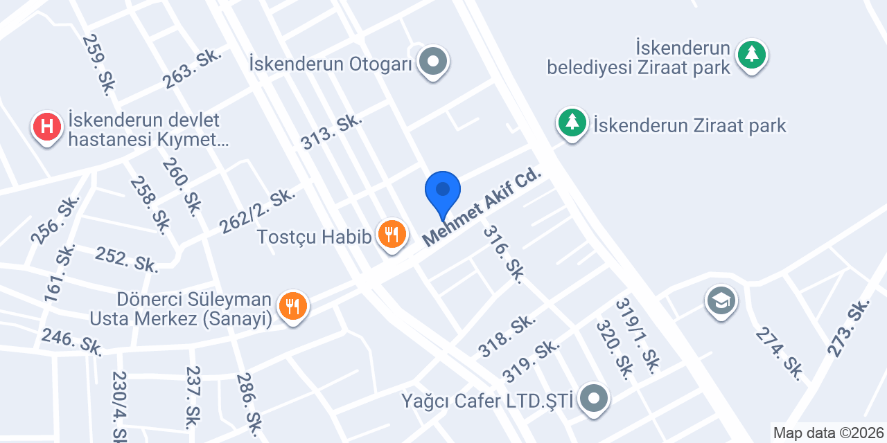 Batman Otomotiv Yedek Parça konumu