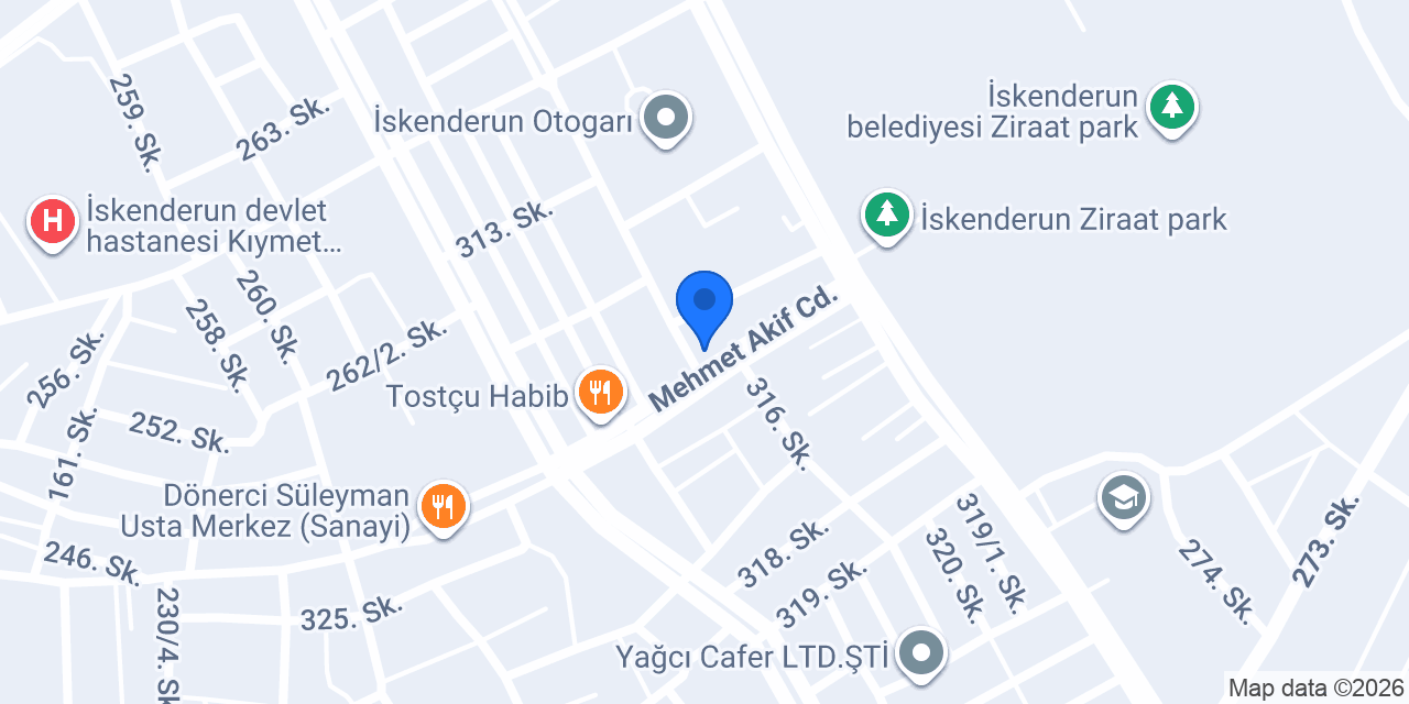 Deniz Oto Bakım konumu
