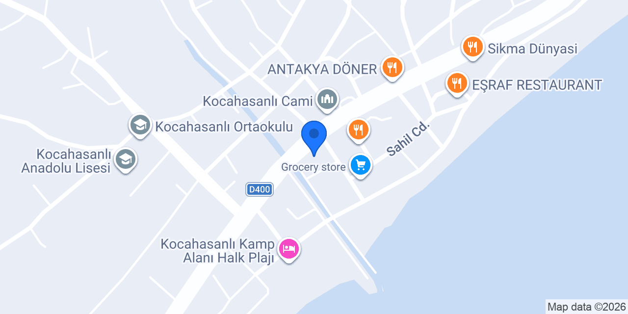 Mavideniz Otel Pansiyon konumu