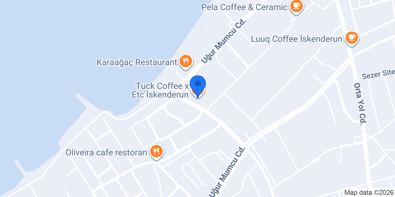 Tuck Coffee x Etc İskenderun konumu