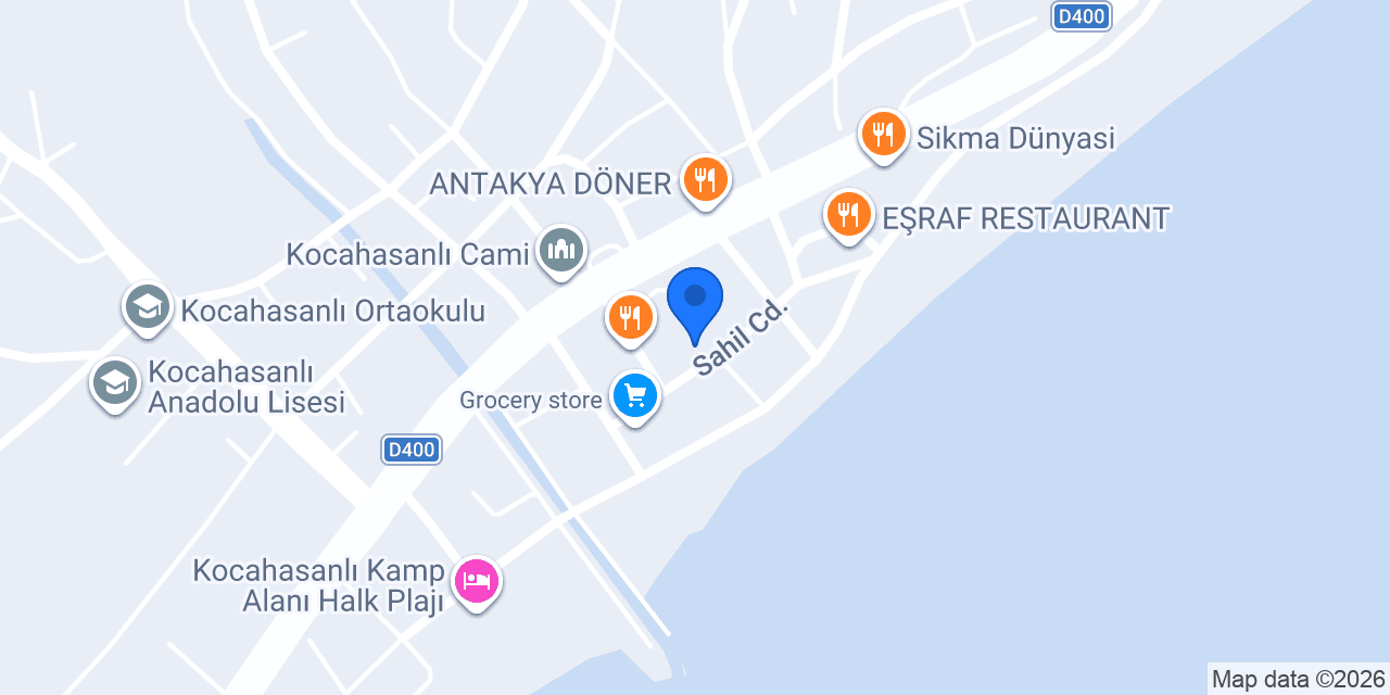 Sahil Park kafe konumu