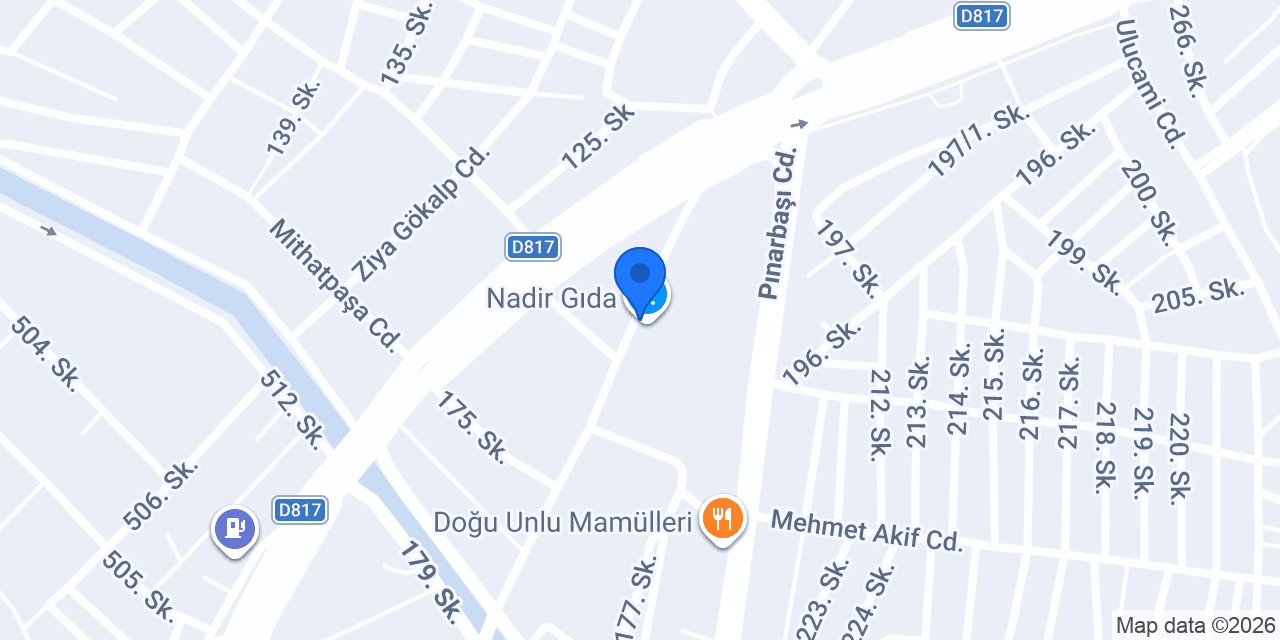 Nadir Gıda konumu