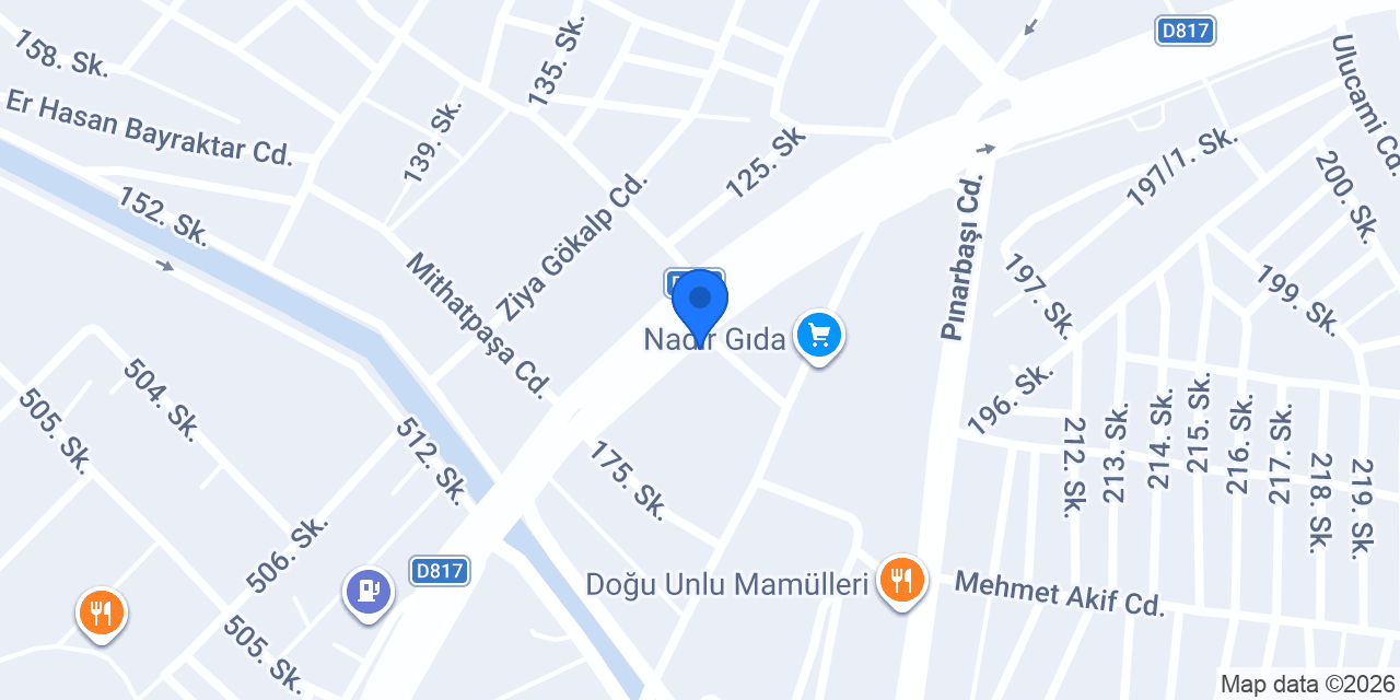 Çekiç Oto Galeri konumu