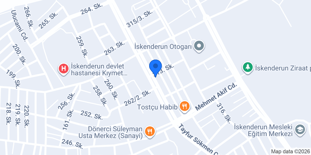 İskenderun ciğercisi Volkan usta konumu
