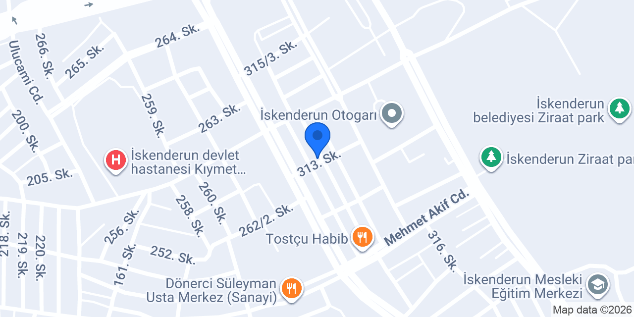 Verat Oto Yedek Parça konumu