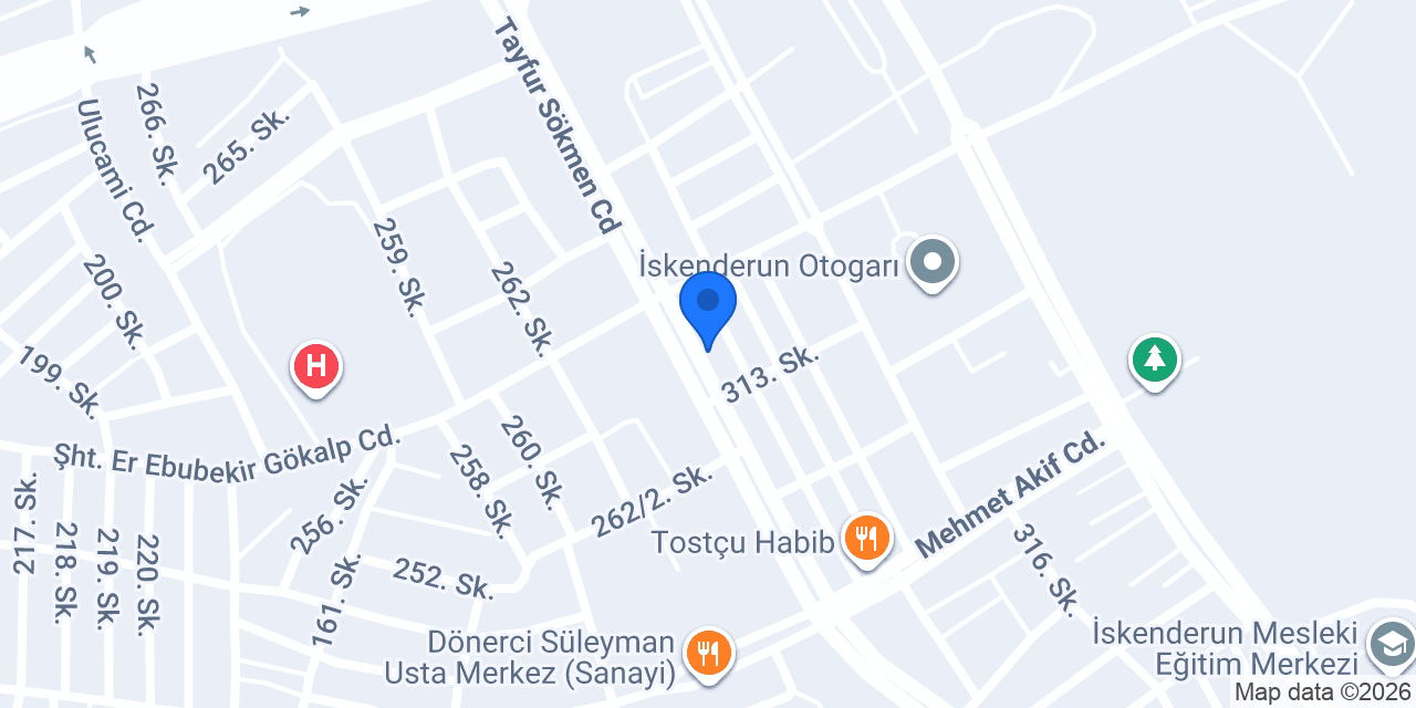 Demir Oto Yedek Parça konumu