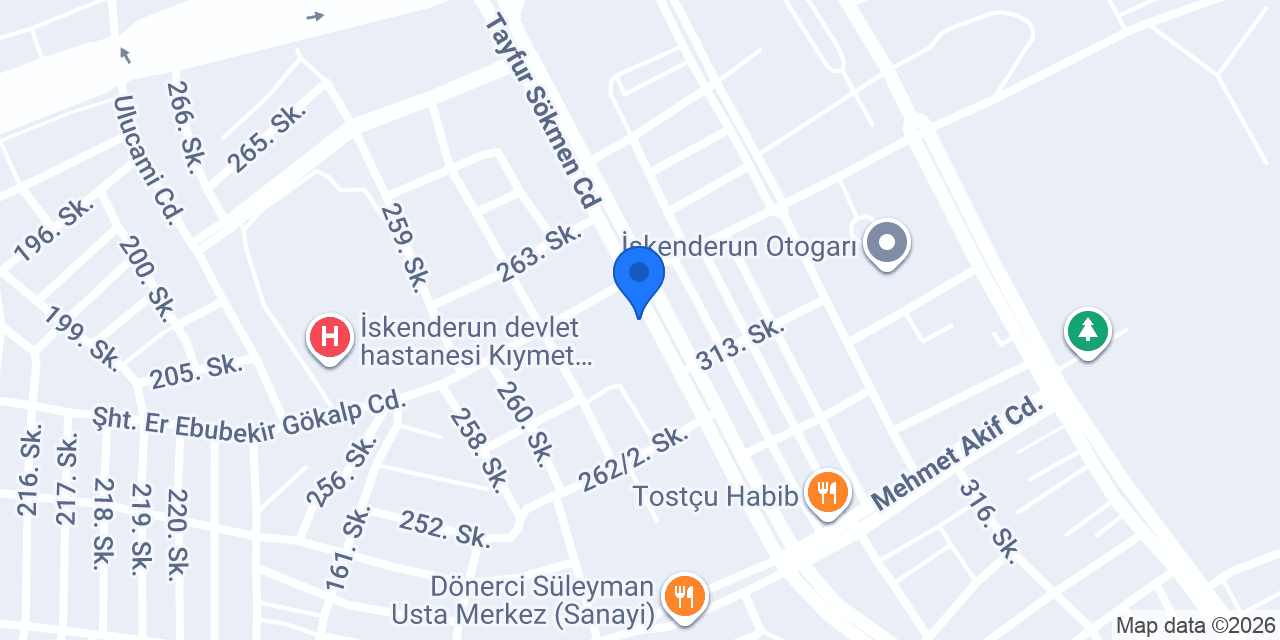 Sağlam Oto Elektrik konumu