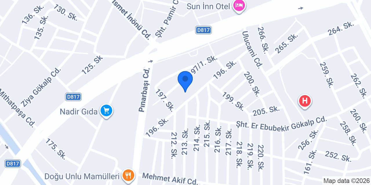 Öztürkler Yapı Donatım Ltd.Şti. Filli Boya İskenderun konumu