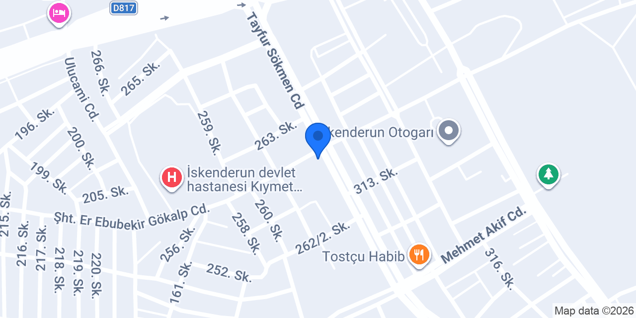 LastikPark - FNB Otomotiv konumu