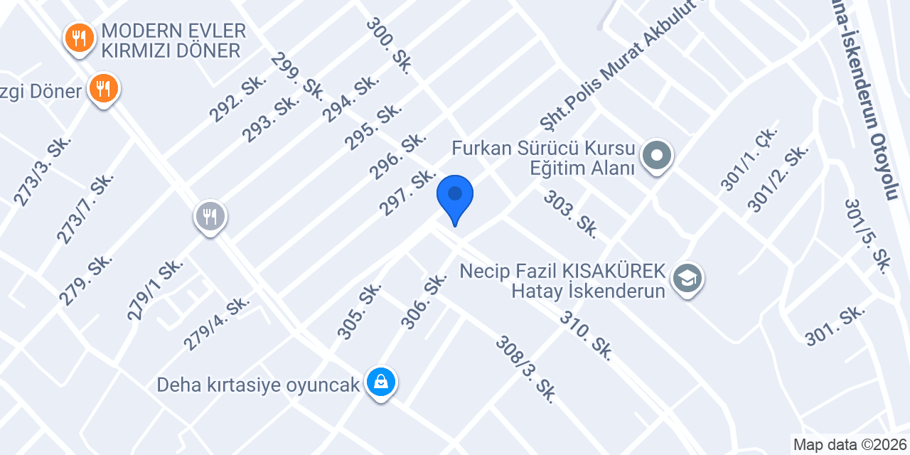Modern Kasap konumu
