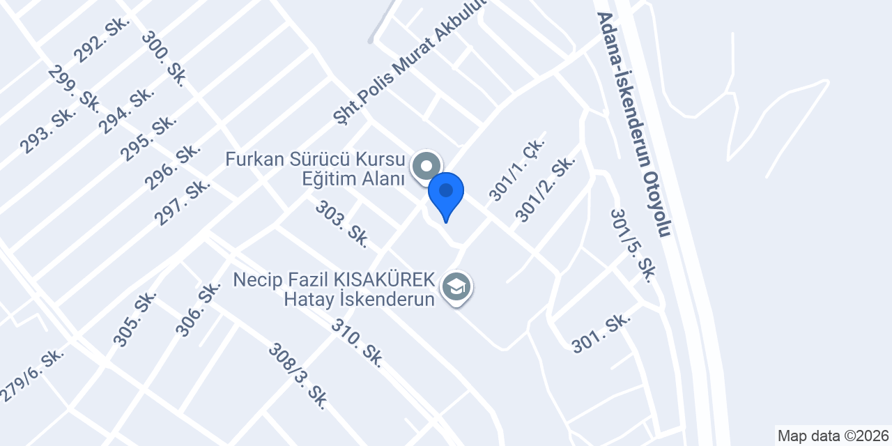 İkizcan Sürücü Kursu Eğitim Pist Alanı konumu