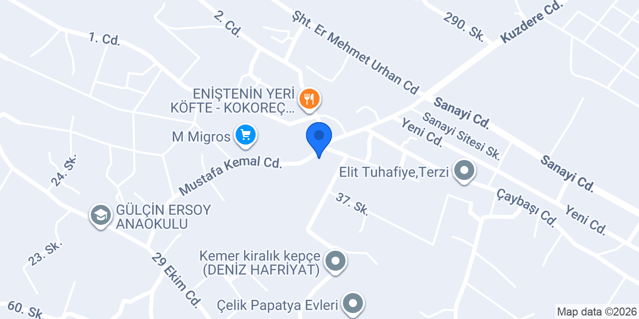 KEMER SİSTEM ELEKTRONİK konumu