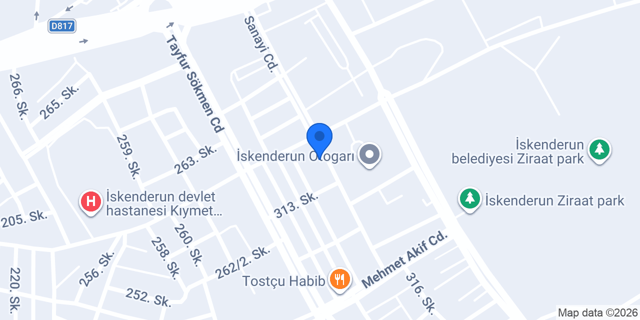 İskenderun Opel Oto Serkan Yedek Parça konumu