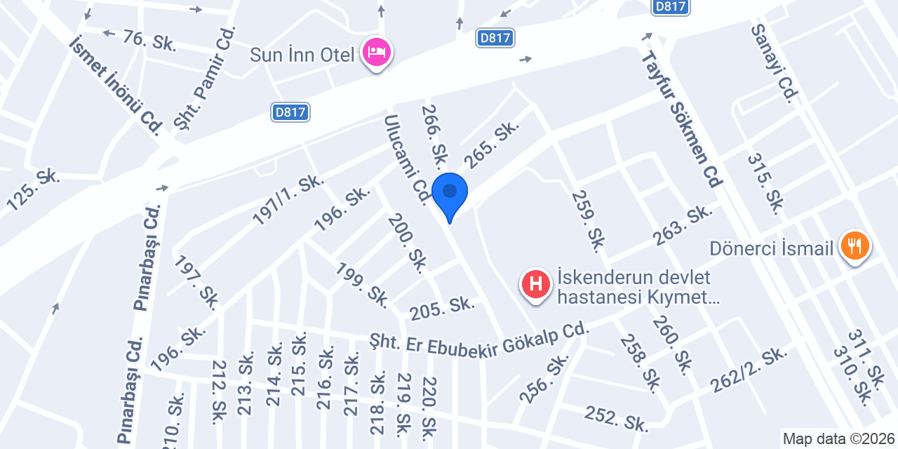 İskenderun Avm Zucaciye Hediyelik konumu