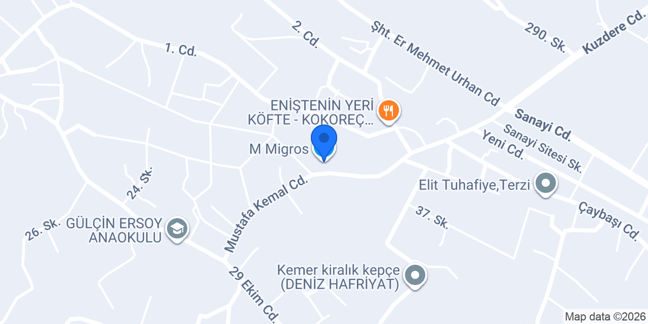M Migros konumu