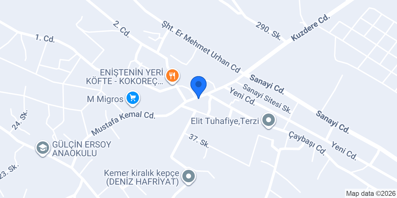 Altay fırın kemer konumu