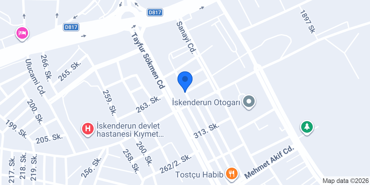 Elmas Oto Kaporta ve Boya konumu