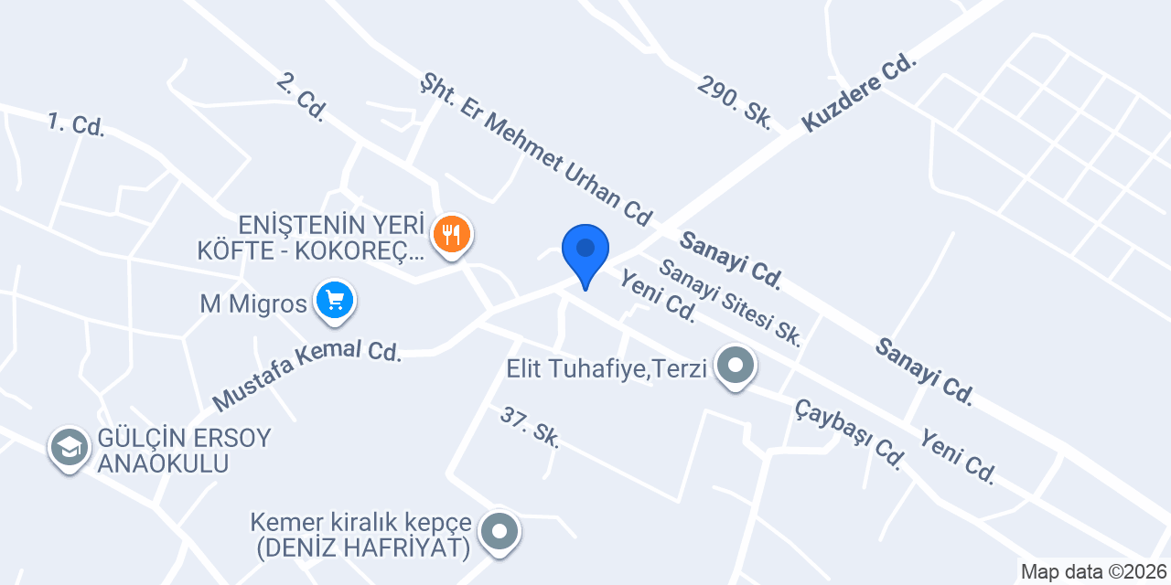 Kemer Anadolu Lisesi konumu