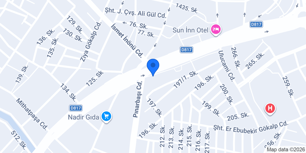 YUSUF Özgün Rent A Car konumu