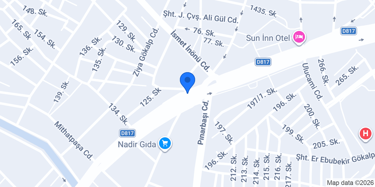 Çiçekçim Çiçekçilik Ltd. Şti. konumu