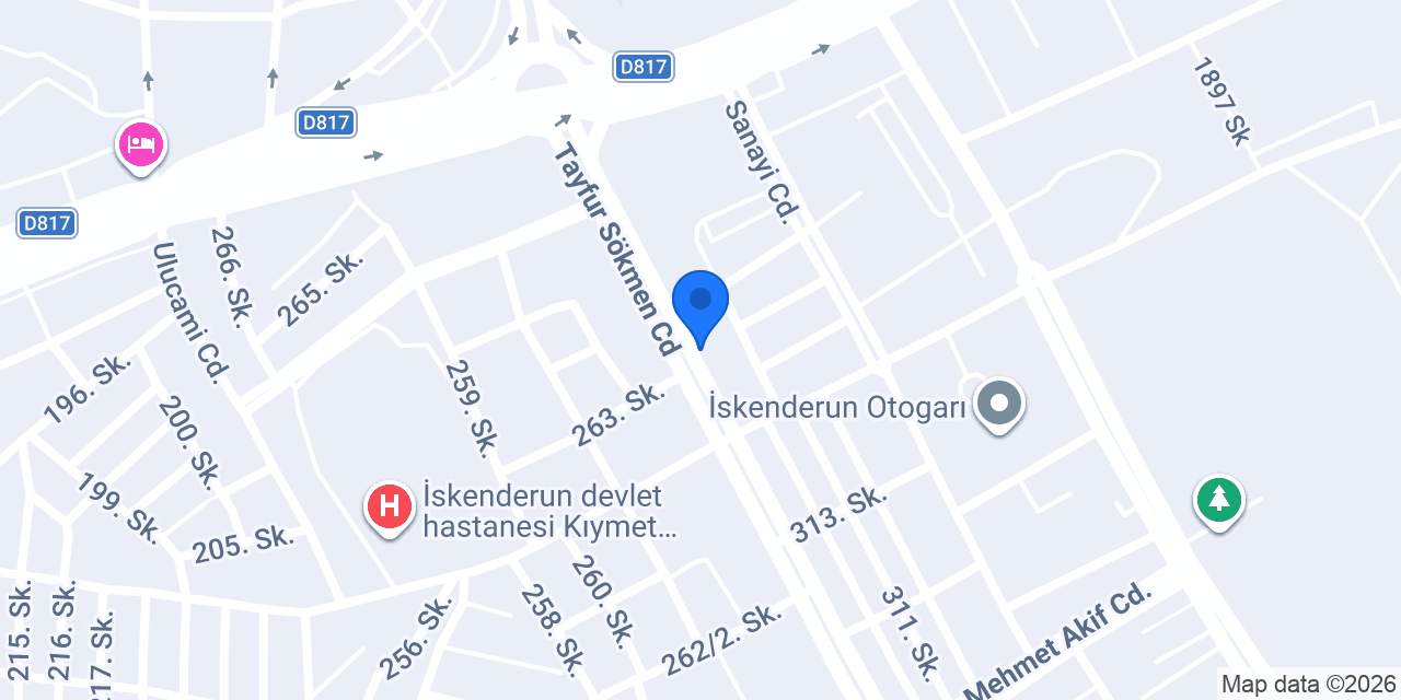 LastikVs - Çınar Oto konumu