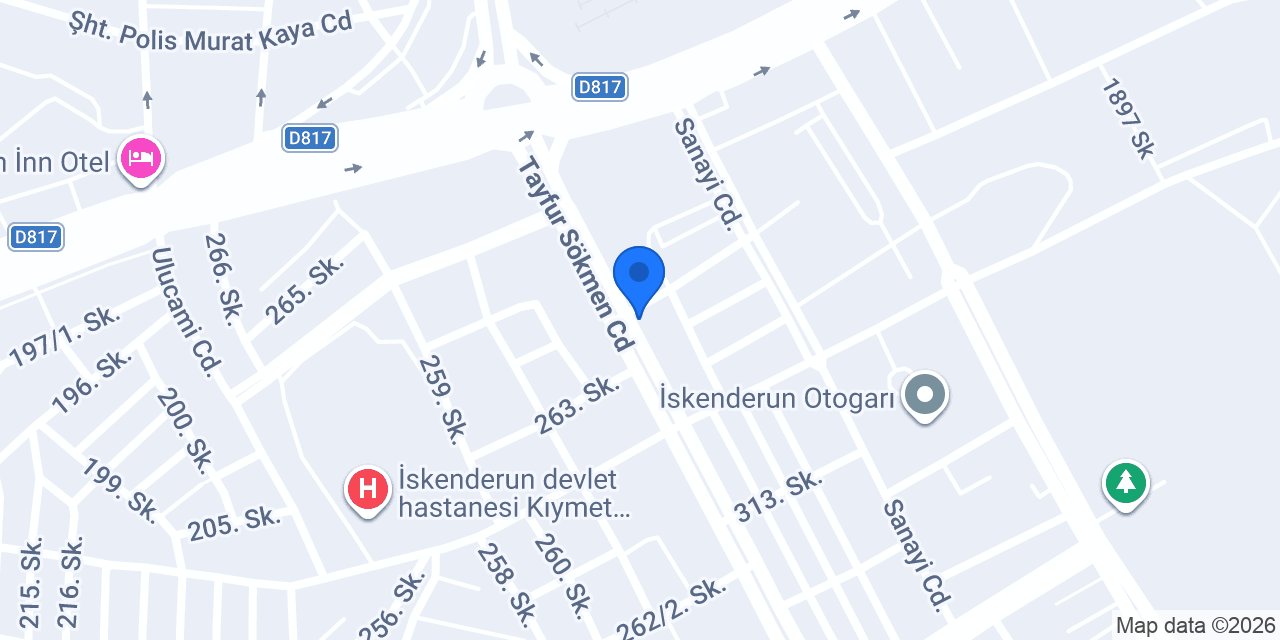 İskenderun Techno Reklam konumu