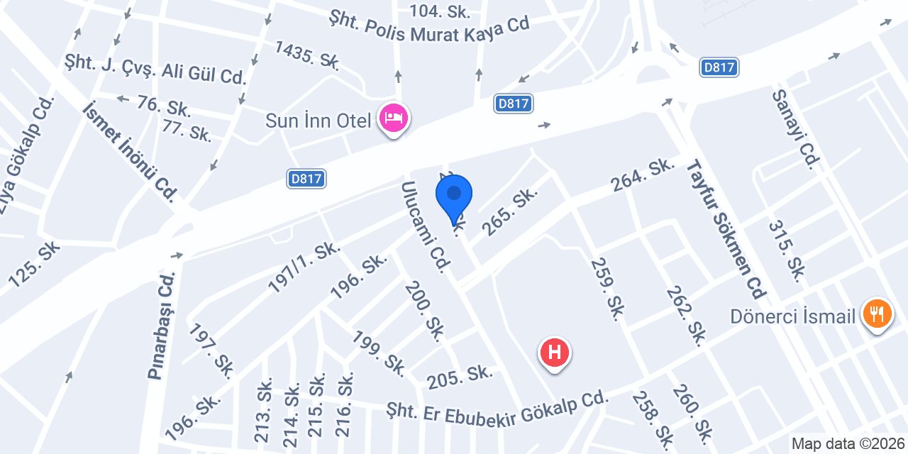 Kebapçı Vedat konumu