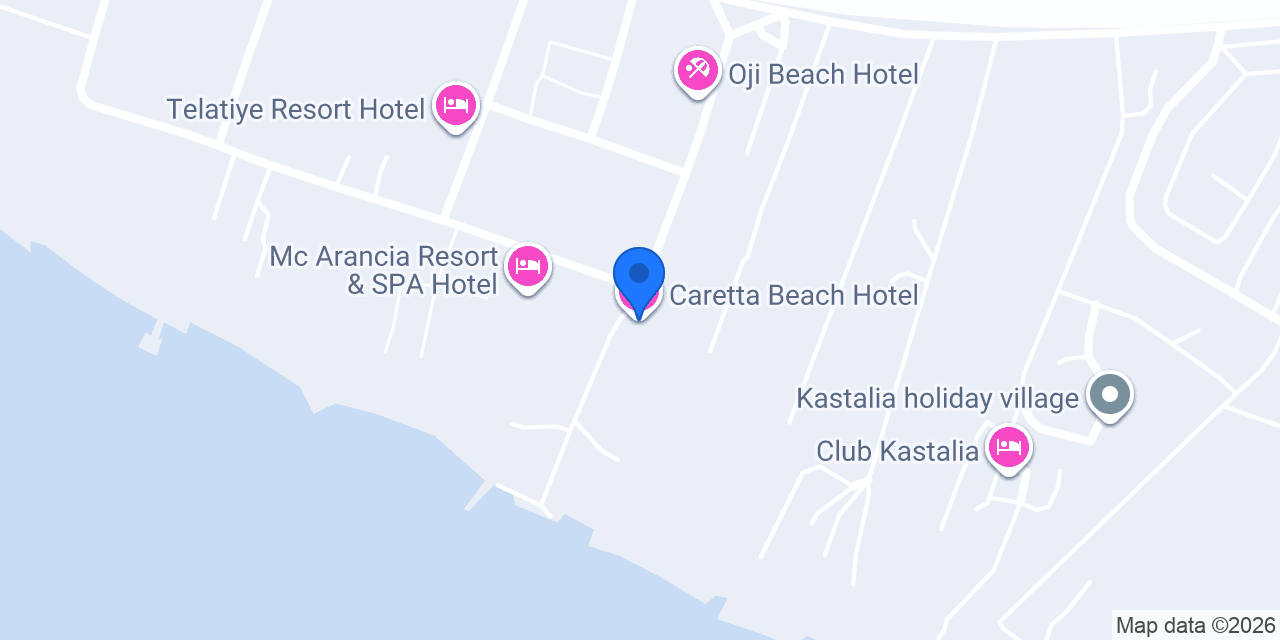 Caretta Beach Hotel konumu