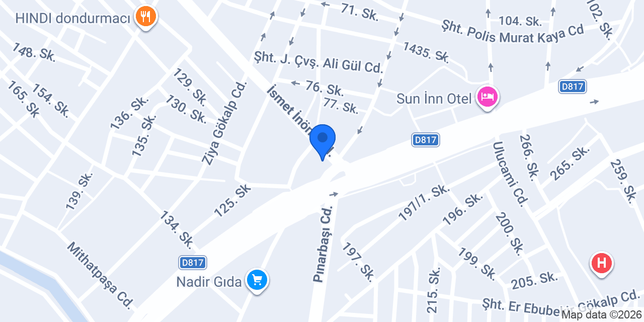 Nardüzü Ortaokulu konumu