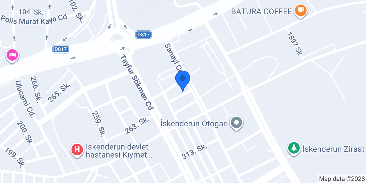 ALC İSKENDERUN konumu