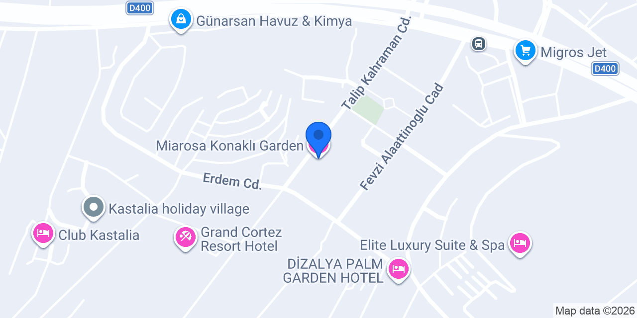 Miarosa Konaklı Garden konumu