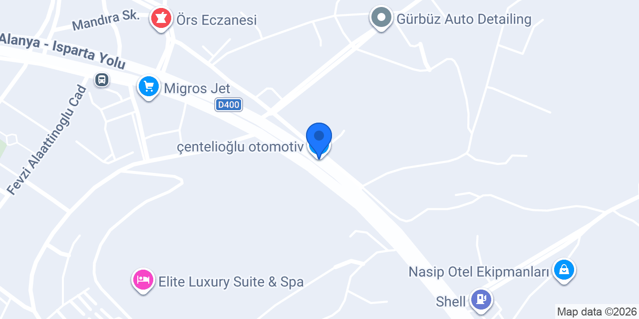 çentelioğlu otomotiv konumu