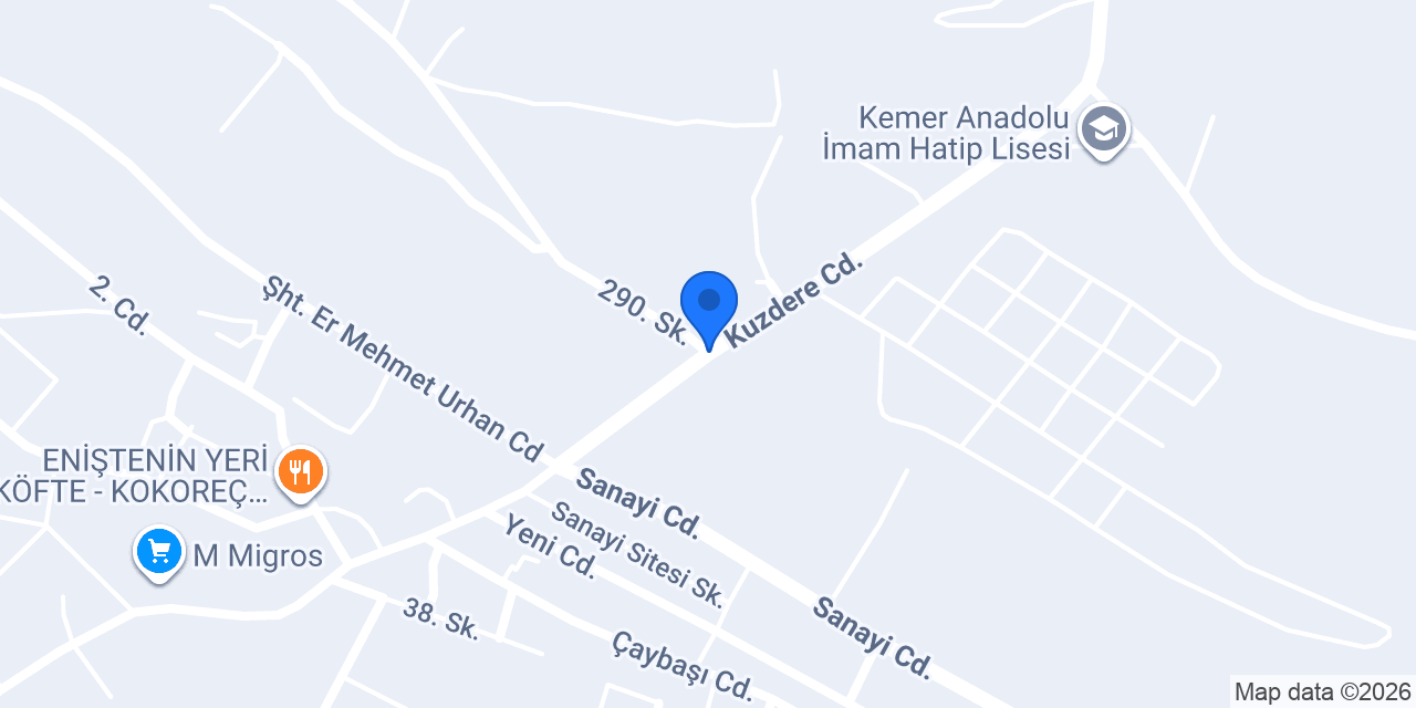 Evkur spot kuzdere konumu