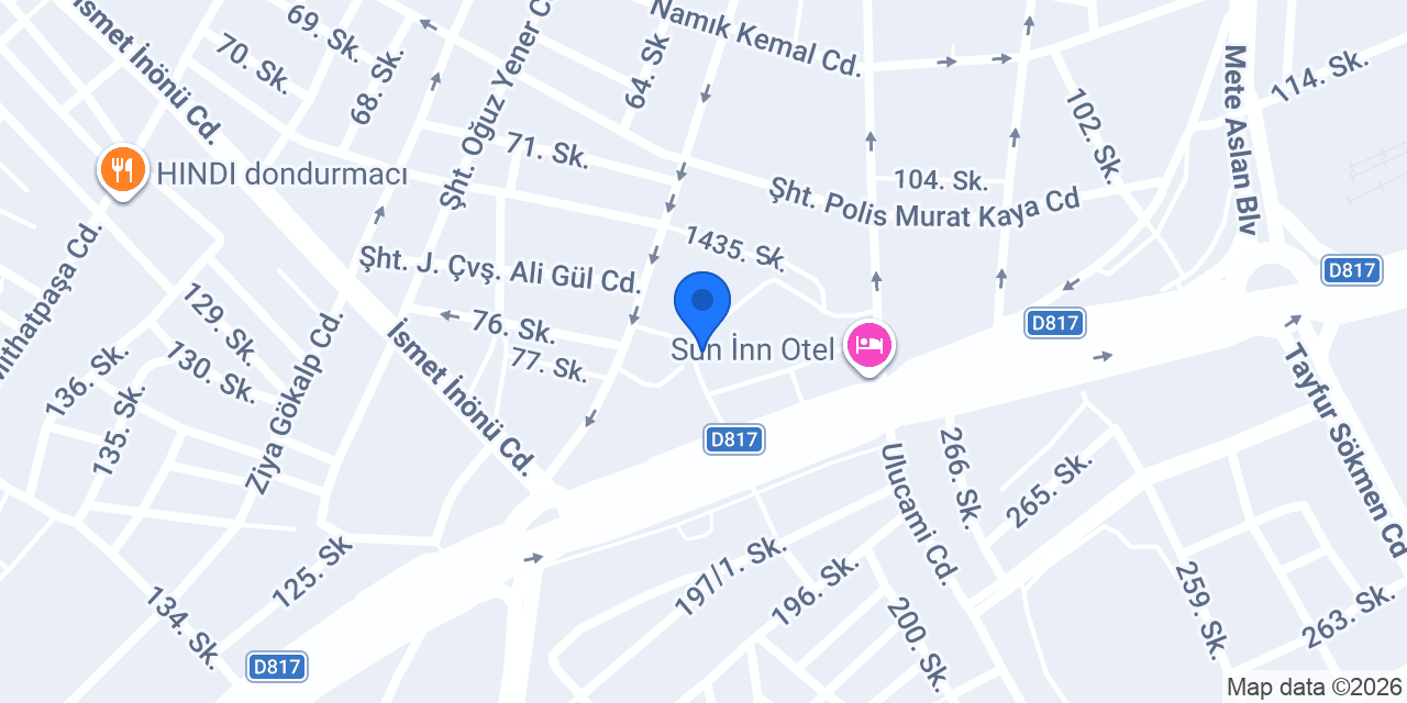 Semalı Objeler konumu