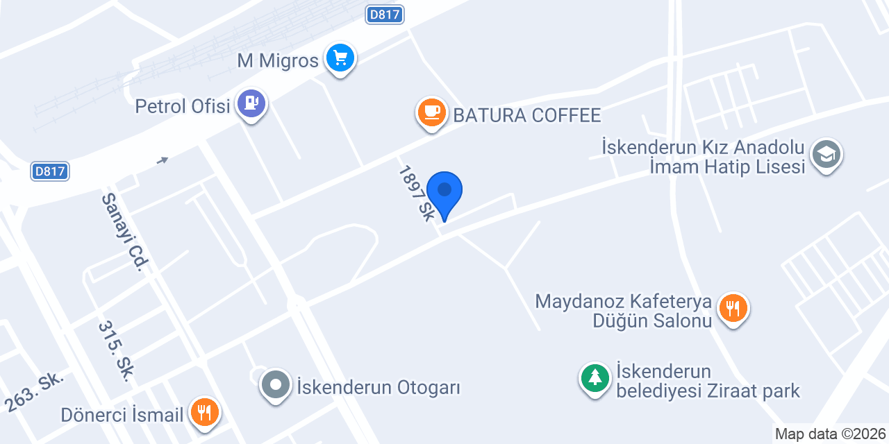 Gönenç Yapı Market & Hırdavat - İSKENDERUN ŞUBE ( BLUM - SAMET - STARAX - ÇEBİ - SYSTEM - FRANKE - TEKA ) konumu