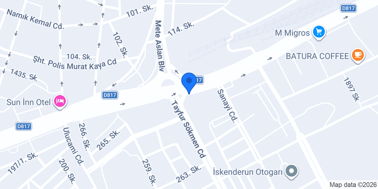 Kerkezoğlu Ticaret konumu