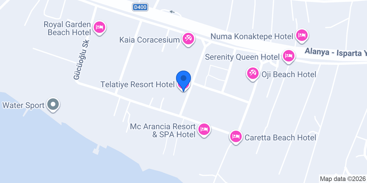 Telatiye Resort Hotel konumu