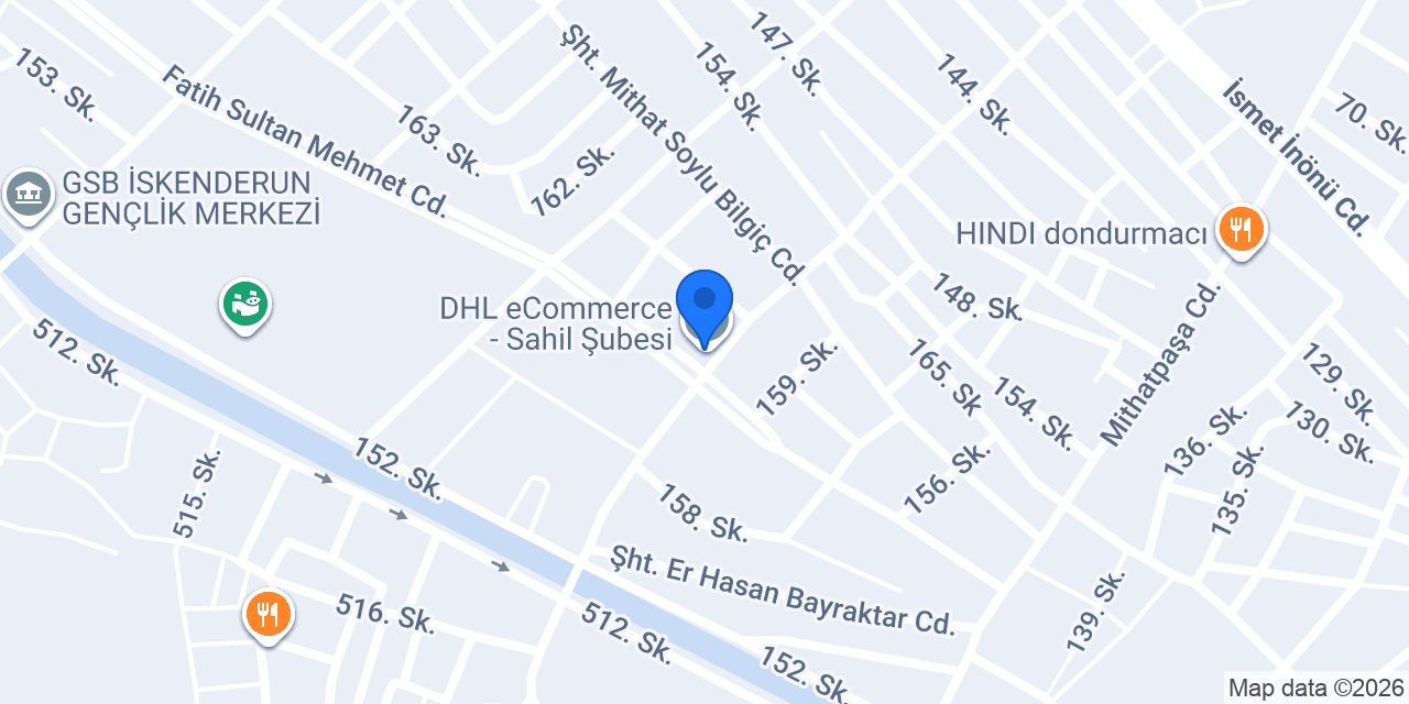 DHL eCommerce - Sahil Şubesi konumu