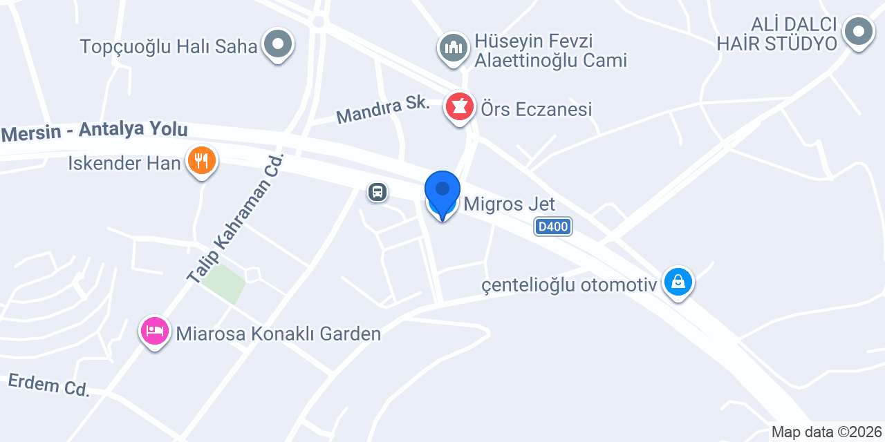 Migros Jet konumu