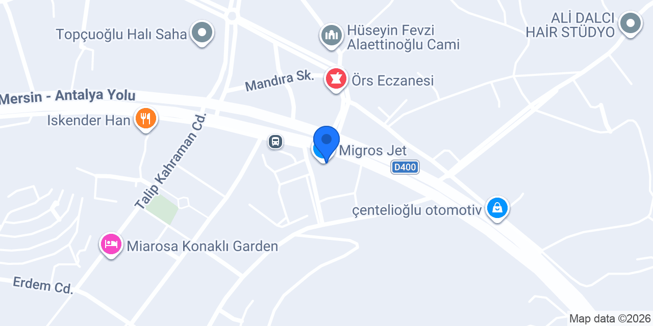 Petrol Ofisi konumu