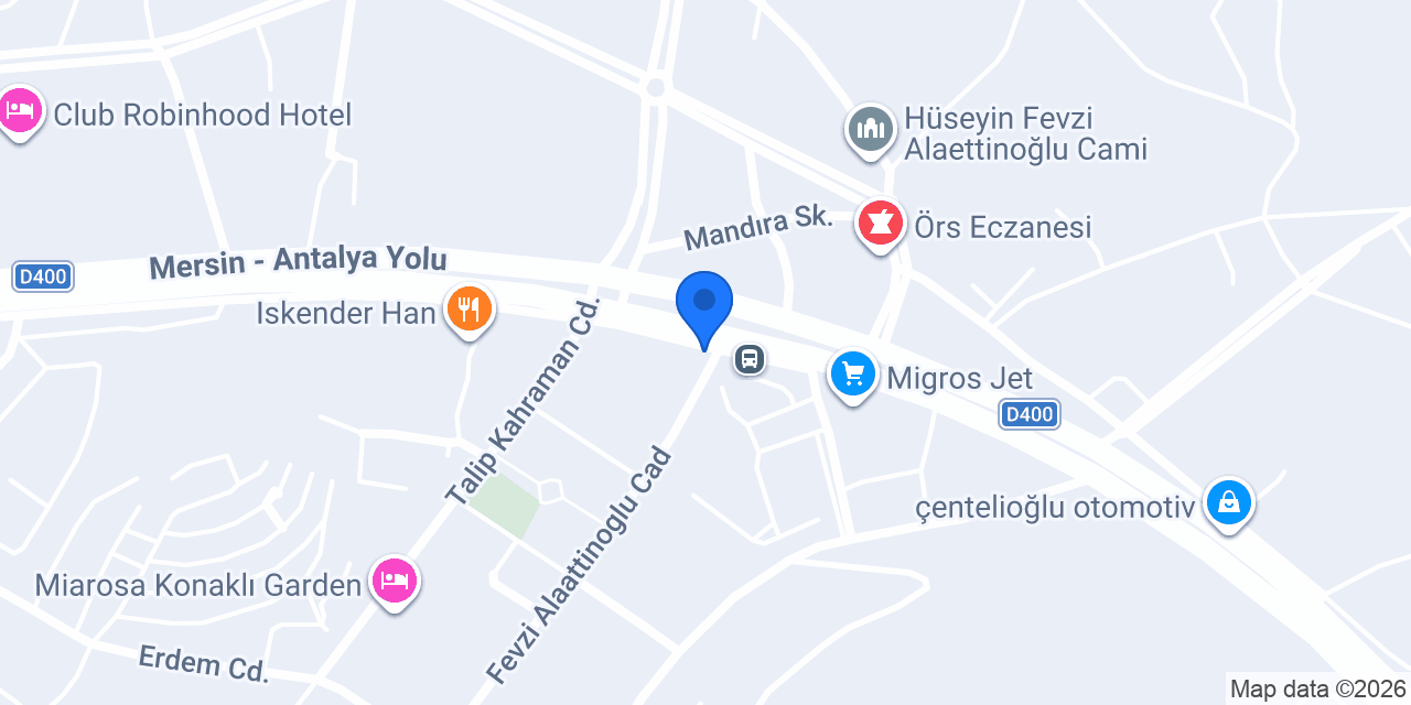 Merkez Taksi konumu