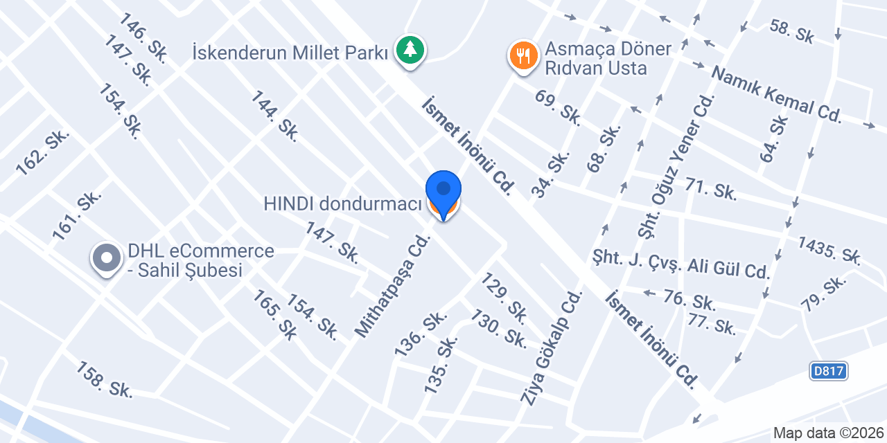 HINDI dondurmacı konumu