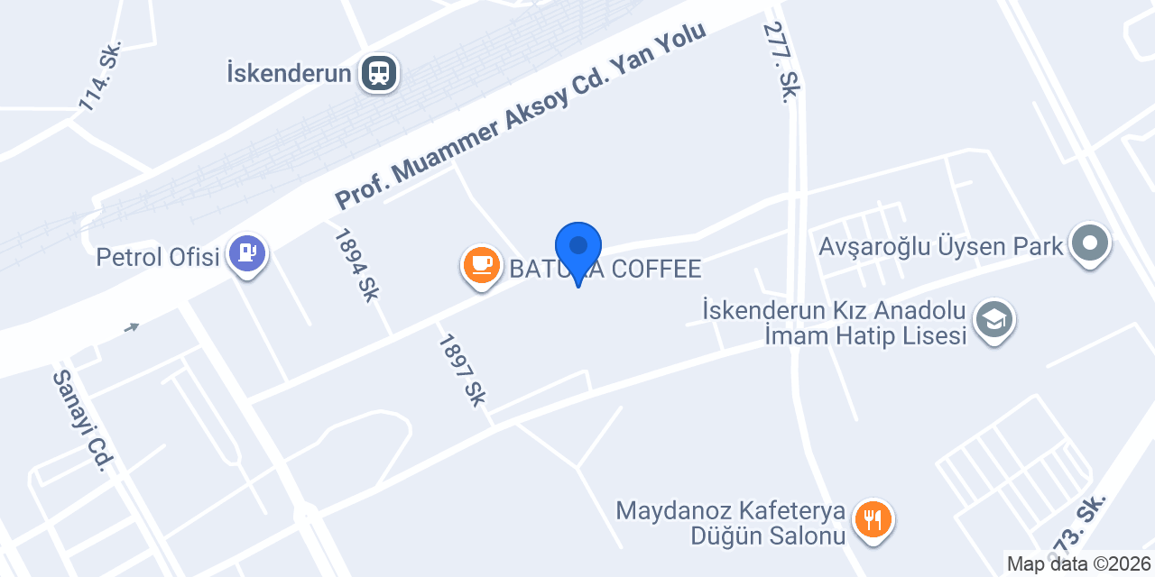Akın Auto İskenderun konumu