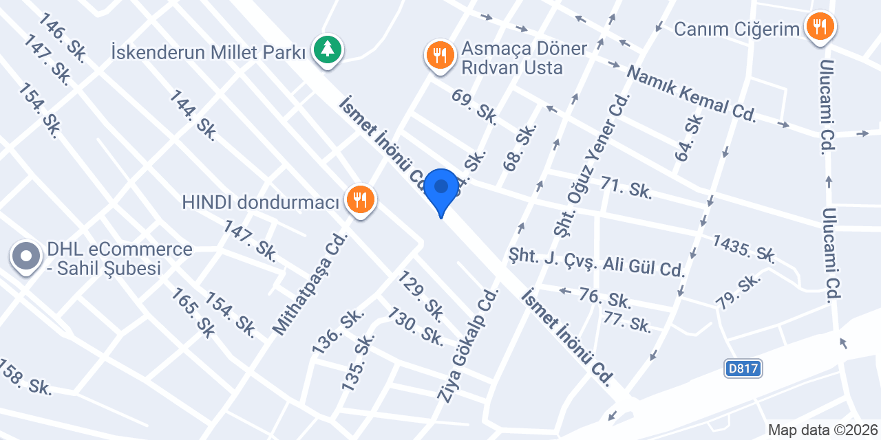 Fener caddesi Komagene çiğköfte konumu