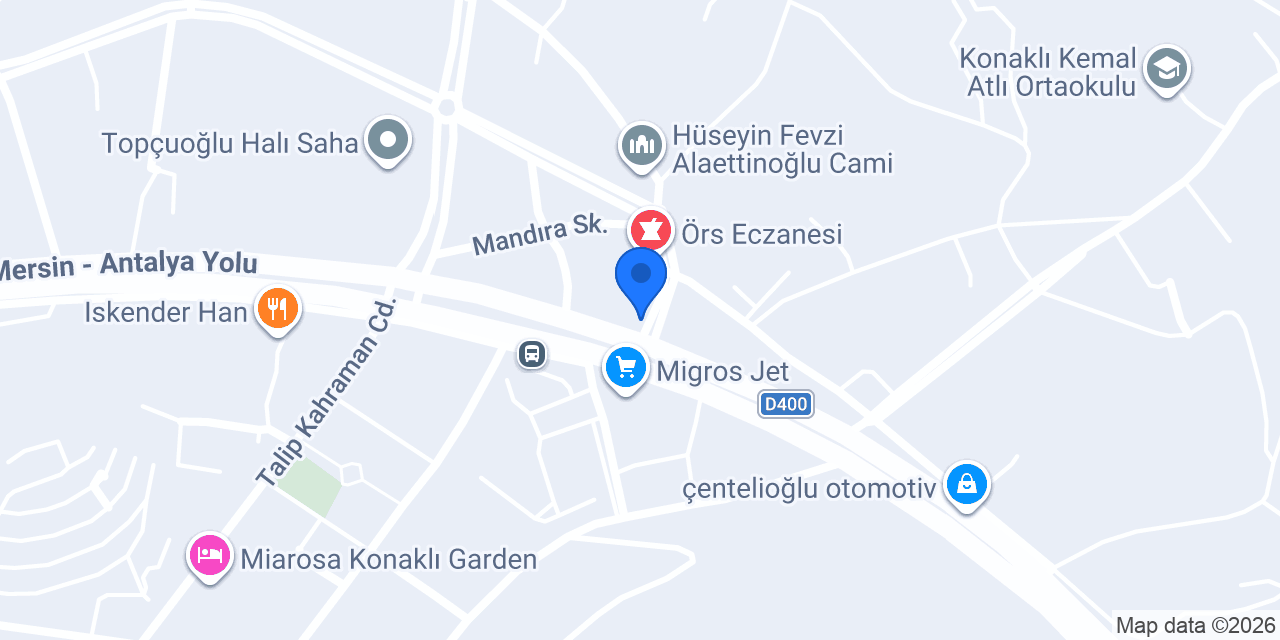 KEREM OTOMOTİV konumu