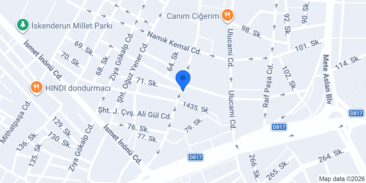 AJANS 7/24 İSKENDERUN konumu